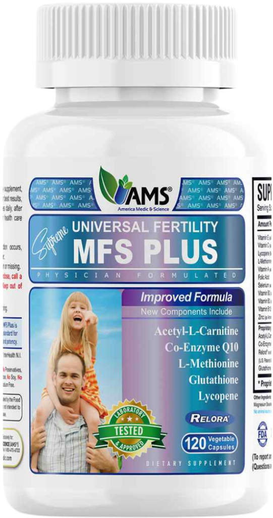 Ams Male Fertility Supplement Mfs Plus 120 Capsules Galaxysupplement 